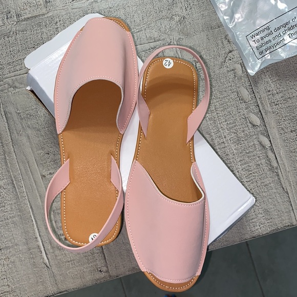 Shein Peep Toe Slingback Sandals - Picture 3 of 6